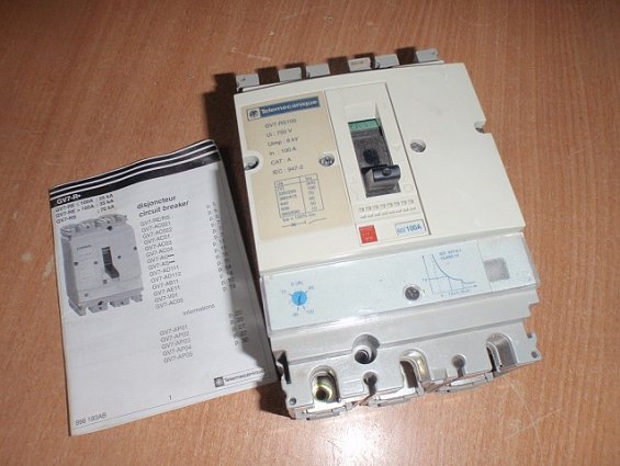 Выключатель автоматический GV7-RS100 gv7rs100 she 60/100A Telemecanique