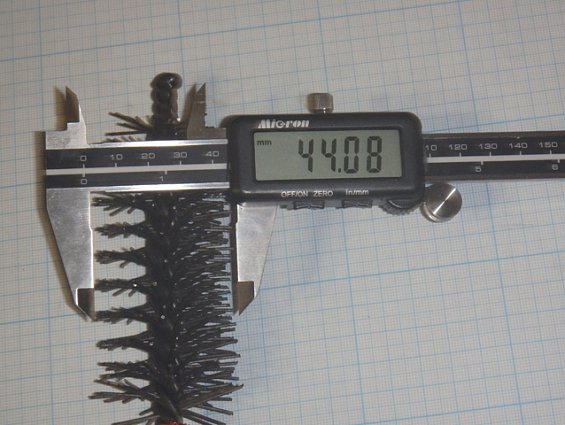 Щетка-ерш стальной Д44х100х160х3.0х1.0мм D44х100х160х3.0х1.0mm диаметр-Ф44мм