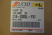 Фара противотуманная левая желтого цвета 01-214-2009L-YV1 LUCID DEPO