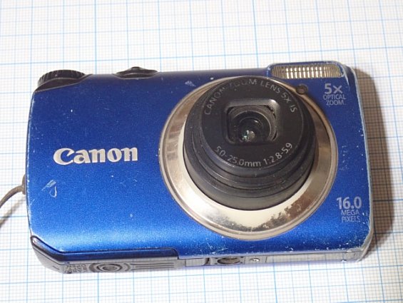 Фотоаппарат цифровой Canon PC1589 MADE IN MALAYSIA без карты памяти и шнуров питания БЫВШИЙ В УПОТРЕ