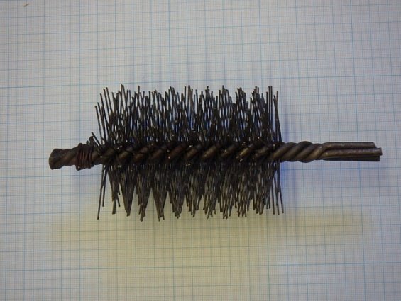 Щетка-ерш стальной Д67х100х170х4.0х0.8мм D67х100х170х4.0х0.8mm диаметр-Ф67мм длина ворса-100мм длина