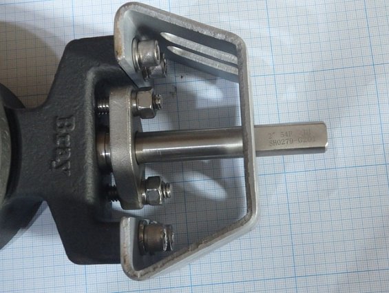 Затвор дисковый поворотный для пара Bray 40-466-DN50 PN16 Ду50 Ру16 DN2in 400200-1100D466 управление