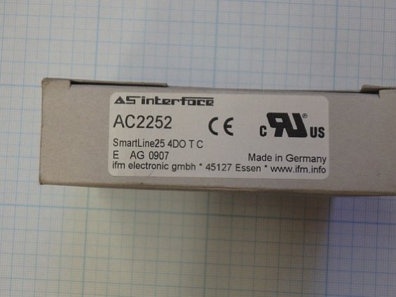 Активный модуль ac2252 ifm electronic gmbh as-lnterface bus system IFM SmartLine25 4DO tc AS-i