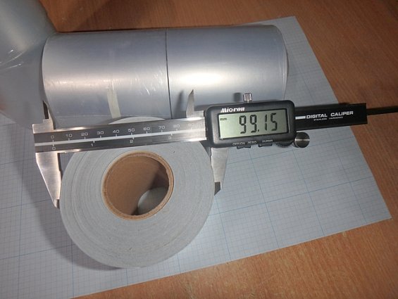 Полиэстеровая термотрансфертная этикетка Silver Label PET 105mmх50m continous непрерывная