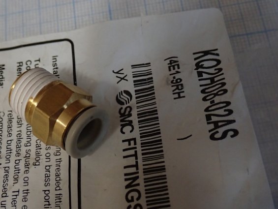 Соединение быстроразъемное прямое smc kQ2h08-02as r1/4"-8.0mm