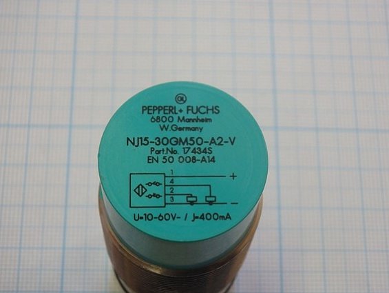 Датчик индуктивный pepperl+fuchs NJ15-30Gm50-a2-V NJ1530GM50A2V 17434S EN50 008-A14