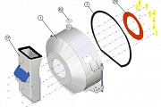 Винт крепления уплотнения фланца EVOLUTION 50000401 FHC M12х30 inox гранулятора EVOLUTION-8250 EVOLU