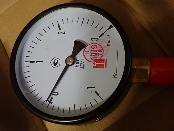 Мановакуумметр bd ДМ1 ДМ-1 -1-0-3bar G1/2 Ф100мм 1.5 IP65 +160С