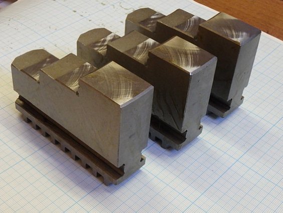 Кулачки токарного патрона внутренние FUERDA IJ-11-250 HARD INSIDE SOLID JAWS Ф250мм