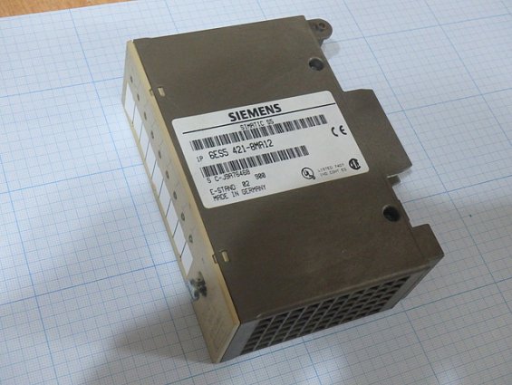 Модуль siemens 6es54218ma12 simatic S5 421 digital input module non-floating 8 inputs 24VDC