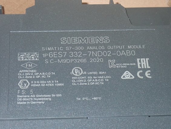 Модуль SIEMENS 6ES7 332-7ND02-0AB0