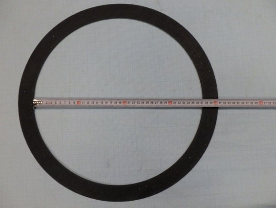 Прокладка ДУ350мм ГОСТ 15180-86 толщина 2мм паронитовая плоская эластичная