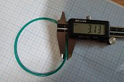 Кольцо FKM GREEN 79.0-3.0 79.0х3mm din3771 внутренний диаметр-79.0mm сечение-3mm
