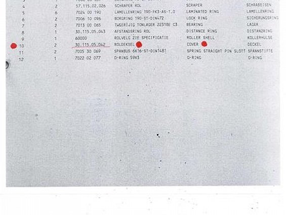 Крышка PTN Progress Pellet Mill 30.115.05.042 Deksel rol COVER ролика гранулятора