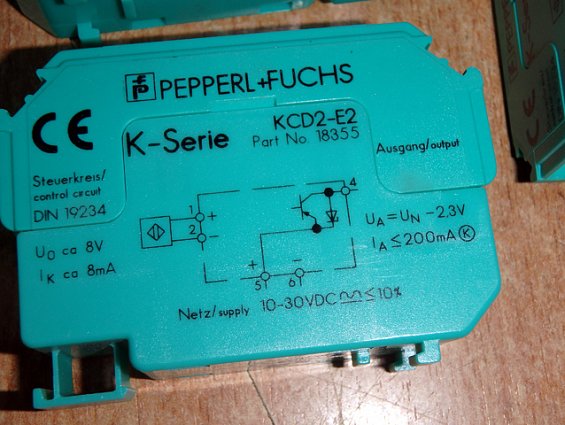 Терминал pepperl+fuchs kcd2-e2 018355 K-Serie terminal sensor interface dc o/p