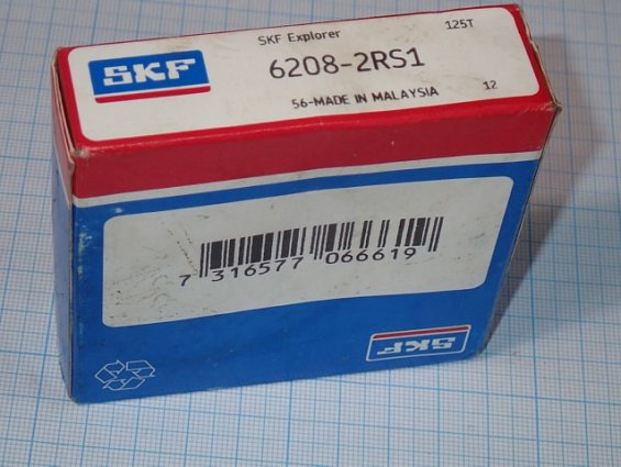 Подшипник SKF Explorer 6208-2RS1 56-MADE IN MALAYSIA