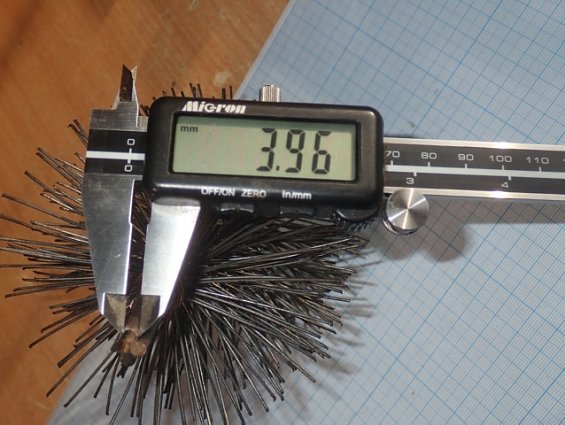 Щетка-ерш стальной Д105х110х170х4.0х0.9мм D105х110х170х4.0х0.9mm диаметр-Ф105мм длина ворса-110мм дл