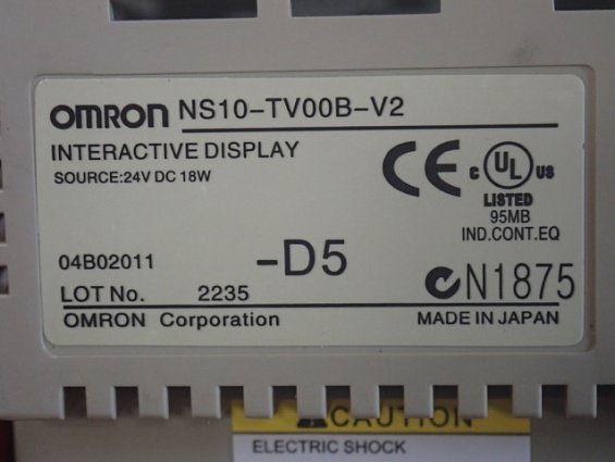 Терминал OMRON NS10-TV00B-V2 INTERACTIVE DISPLAY