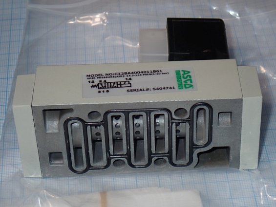 Клапан EMERSON ASCO numatics C12BA4004011B61 24VDC 43004869