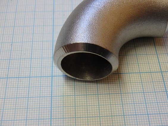 Отвод 90-1-26.9х3.2 12Х18Н10Т DN20 бесшовный крутоизогнутый из нержавеющей стали