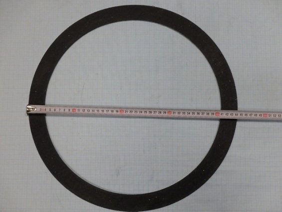 Прокладка ДУ350мм ГОСТ 15180-86 толщина 2мм паронитовая плоская эластичная