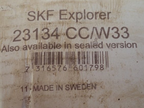 Подшипник SKF 23134CC/W33 11-MADE IN SWEDEN