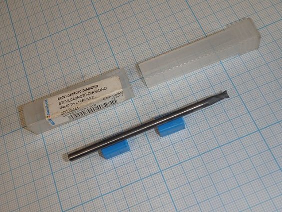 Фреза цельная концевая SECO 620vl040r020-diamond Ф4х80 d4 L1=50 R0.2 00023441 4624108-014-320