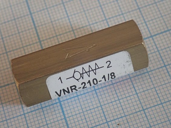 Обратный клапан CAMOZZI VNR-210-1/8