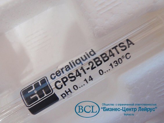 Электрод измерительный сeraliquid cps41-2bb4tsa ph0...14 0...+130С elektro-chemischer sensor