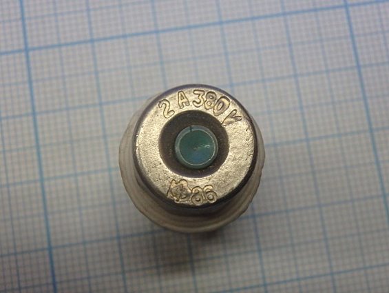 Плавкая вставка ПВД-1У3 2А380V 1986г Сделано в СССР