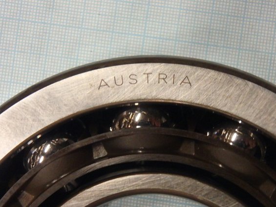 Подшипник 7313 BEP Т SKF AUSTRIA шариковый упорно-радиальный однорядный с пластиковым сепаратором