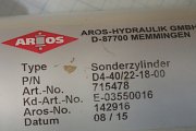 Гидроцилиндр AROS-HYDRAULIK Sonderzylinder D4-40/22-18-00 фильтр-пресса Putsch-10500035602
