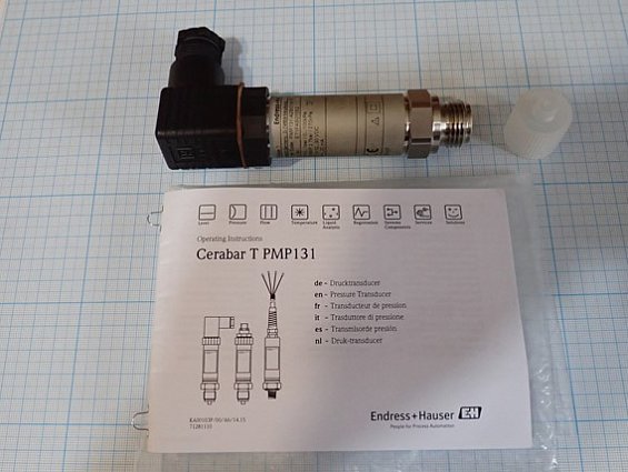 Датчик давления Cerabar-t pmp131-a2b01a1g 0-1bar 0-100kPa 4-20mA 12-30VDC резьба G1/2