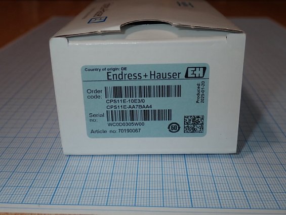 Электрод Endress+Hauser CPS11E-10E3/0 CPS11E-AA7BAA4 НОВАЯ МАРКИРОВКА CPS11D-7BA41