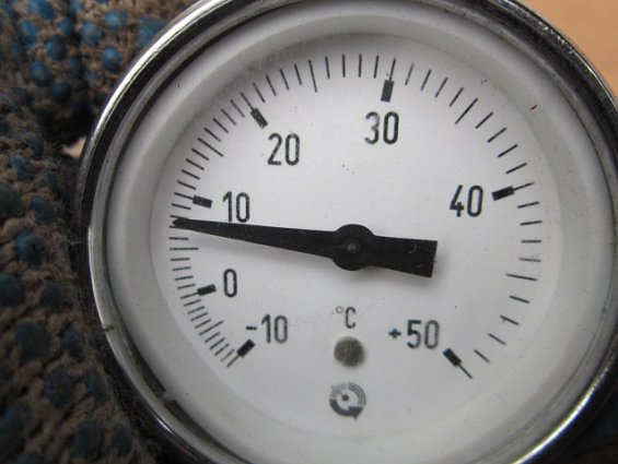 Термометр газовый показывающий типа ТГП-100 -10гр.С-+50гр.С длина капилляра 1000мм