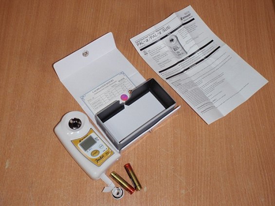 Рефрактомер PAL-alpha цифровой бриксомер карманный диапазон измерения 0-85%brix точность 0.2%brix