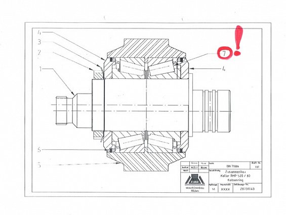 Подшипник MUNCH BEARING ROLLER PRESSE RMP 520/80 Kegelrollenlager 33220/P5 ролика гранулят