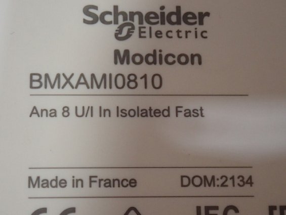 Модуль Schneider Electric BMXAMI0810 Made in France без оригинальной упаковки