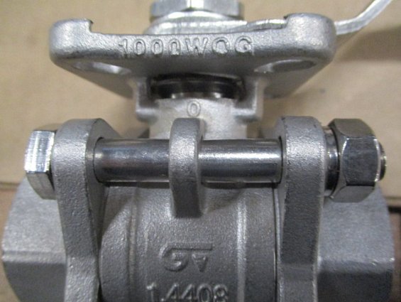 Кран шаровый GENEBRE 2025-05 DN20 G3/4" PN63 AISI316 Tmax=+180С F04-F05 11mm муфтовый