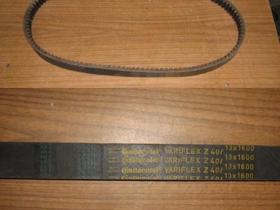 Ремень клиновой  вариаторный резаный Z 40 13х1600 ширина 40мм. CONTINENTAL VARIFLEX GERMANY ГЕРМАНИЯ