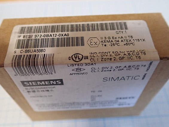 Соединитель siemens 6ES7972-0ba12-0XA0 6ES79720ba120XA0 Simatic dp для подключения к PROFI