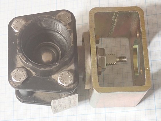 Кран шаровый MECA-INOX PSTFTGVA KPN DN32 PN65 XC18 09XV-501 муфтовый вес-1.84кг габаритный размер 16