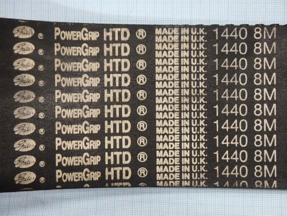 Ремень зубчатый HTD 1440 8M 85 Ширина 85мм. Зубьев 180 шт. Gates PowerGrip UK Англия