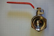 Кран шаровой никелированный 34.505 11/2" DN40 PN25 Чикаго Тмакс=110С для воды внутренняя резьба