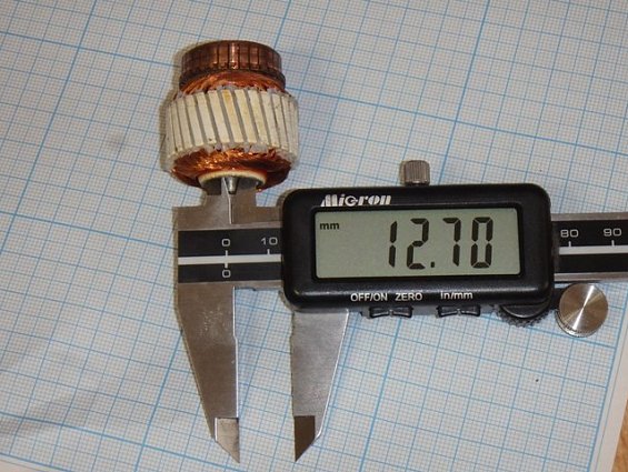 Якорь тахогенератора ВЭМ120 0.01V.r-1.min ТУ3-13М-86 электродвигателя постоянного тока