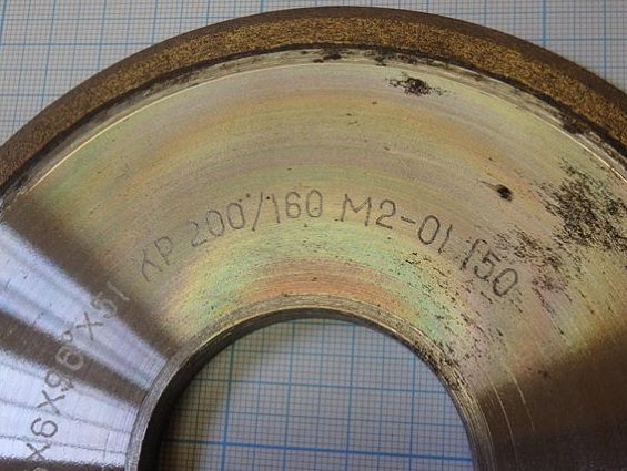 Круг кубанитовый кубонитовый 90гр IЕЕI 160х8,5х6х90грх51 КР 200/160 М2-01 150% БУ