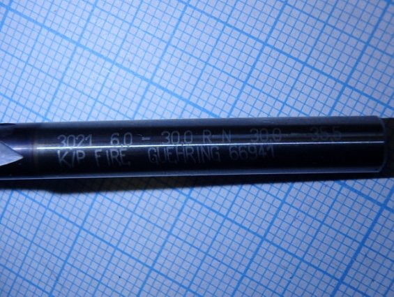 Фреза guhring fire-vhm schaftfra №3021-6.0 6.0-30.0 r-n 30.0-35.5 k/p fire guehring 66941