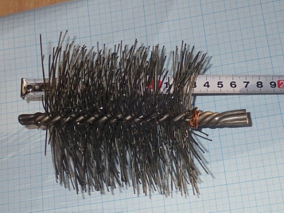 Щетка-ерш стальной Д105х110х170х4.0х0.9мм D105х110х170х4.0х0.9mm диаметр-Ф105мм длина ворса-110мм дл