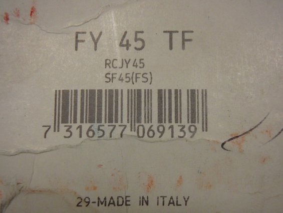 Подшипник FY45TF SKF фланцевый подшипниковый узел типа Y квадратный литой корпус