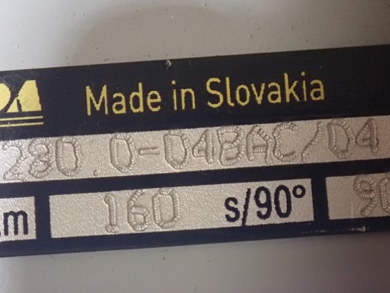 Электропривод REGADA 280.0-04BAC/04 32N.m 160s/90 IP54 230V 50Hz 0,025A Made in Slovakia
